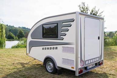 KONDOR - Kleiner wohnwagen  für 2 personen